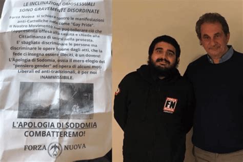 Cesena Condannato Mirco Ottaviani Di Forza Nuova Affisse Manifesti