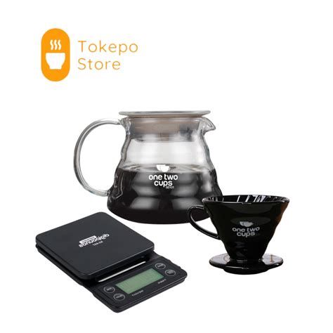 Jual Paket Alat Seduh Kopi Home Brew V60 Dripper Ceramic V60 01