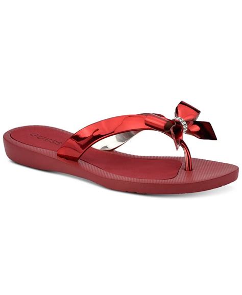 Guess Tutu Bow Flip Flops And Reviews Sandals Shoes Macys