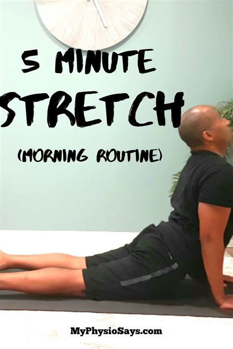 5 Minute Morning Stretch Routine Follow Along Morning Stretches Routine Stretch Routine