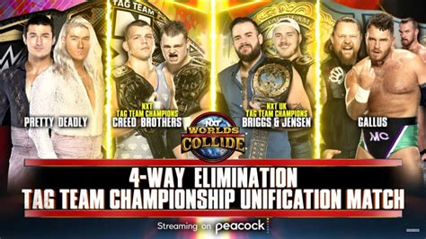 The Creed Brothers Vs Josh Briggs Y Brooks Jensen Vs Pretty Deadly Vs