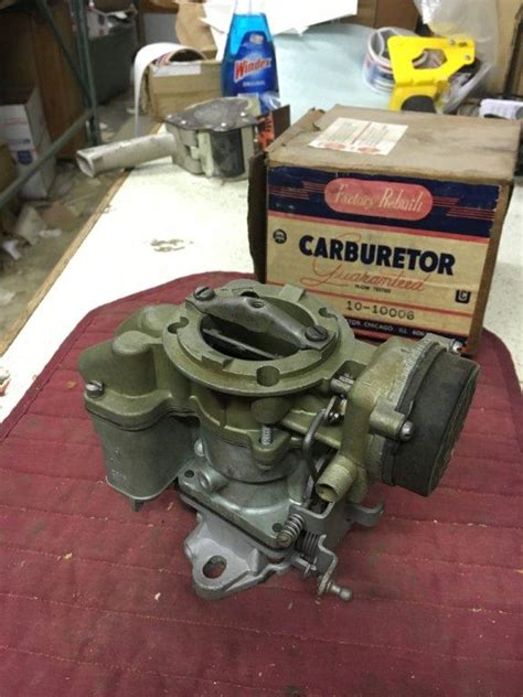 Nos Amc Carter 1 Bbl Reman Carburetor 1973 4 All 6 Cylinder Hiltop