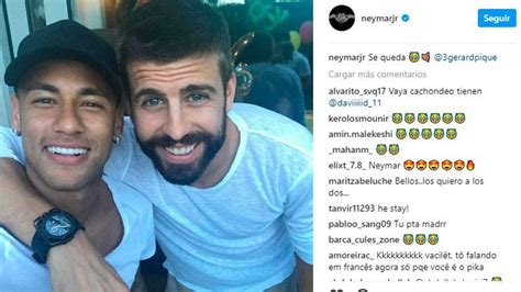 Y Neymar También Se Queda Con Gerard Piqué Fc Barcelona Noticias