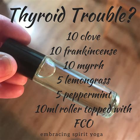 Essential Oils For Thyroid Essential Oil Remedy Essential Oils Health