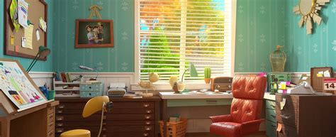 Cartoon Study Room 3D model | CGTrader