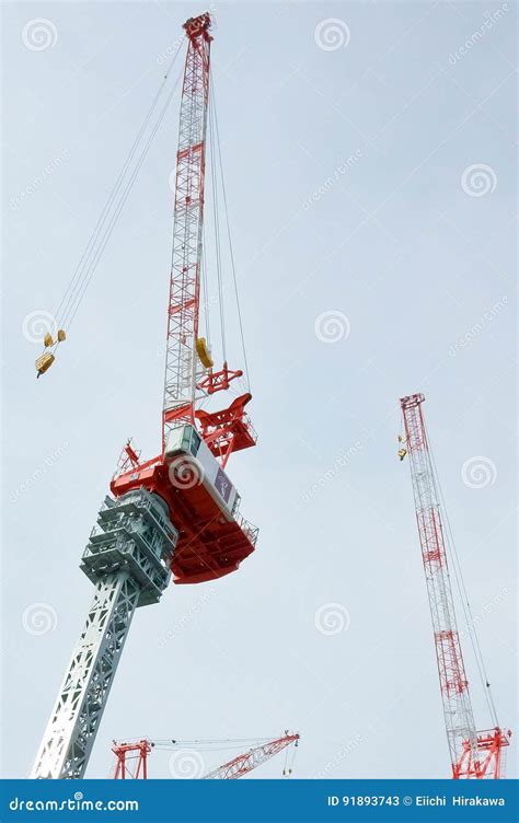 Large Crane for Construction Editorial Stock Photo - Image of rise ...