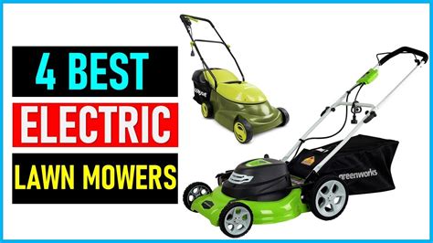 Best Electric Lawn Mowers In 2023 Top 4 Best Electric Lawn Mowers Reviews Youtube