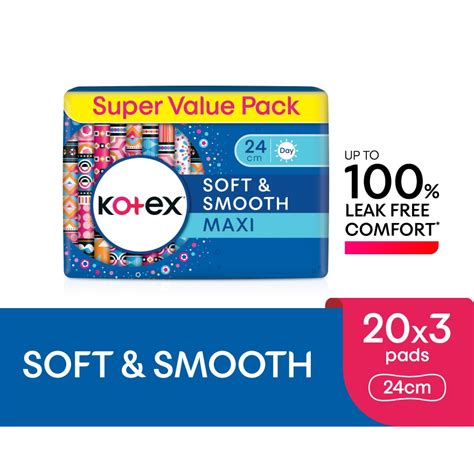 Kotex Soft Smooth Maxi Non Wing Cm X Pads Super Value Pack