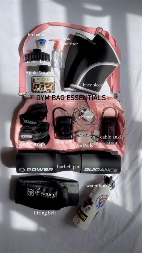 Gym Bag Essentials // What’s in my Gym Bag!! | Gym bag essentials, Gym ...