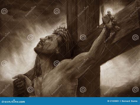 Jesus On The Cross Calvary Stock Image Image 2103081