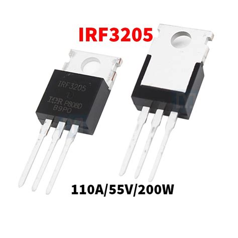 IRF3205 Hàng Mới Lưng Bạc 110A 55V 200W TO 220 Mosfet Kênh N Shopee