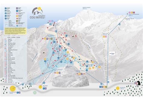 Courmayeur Ski Resort Piste Maps