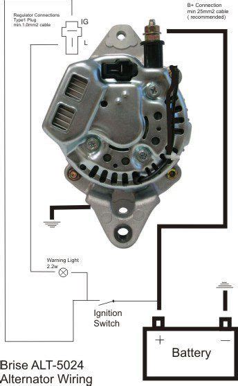 Denso A Motorsport Alternator Wiring Carwood Brise Car