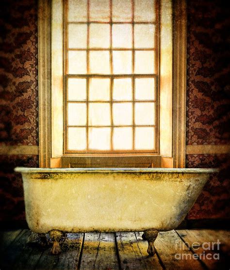 Vintage Clawfoot Bathtub By Window by Jill Battaglia | Clawfoot, Clawfoot bathtub, Bathtub