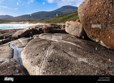 Boulders Rocks At Squeaky Beach Wilsons Promontory Victoria