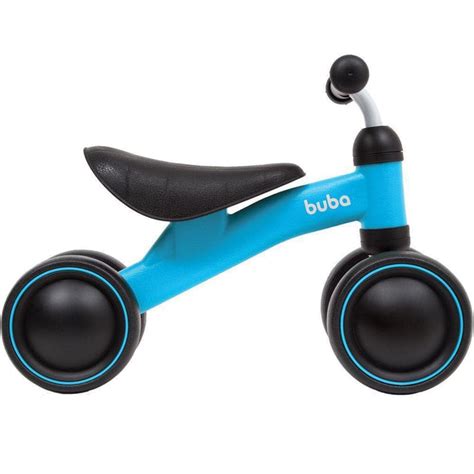 Bicicleta Bebe Buba - Bicicleta De Equilíbrio Buba 4 Rodas Para Bebê Azul - Carrefour