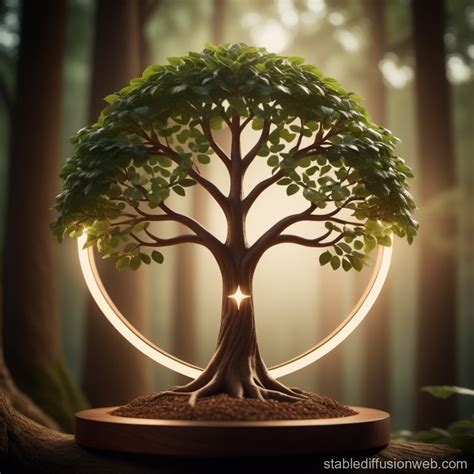 knowledge tree logo stable diffusion