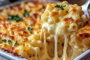 Three-Cheese Baked Macaroni – recipestasteful