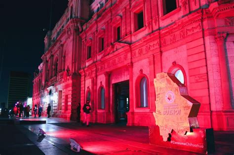 Iluminan De Rojo Palacio Municipal Por El D A Mundial De La Poliomielitis