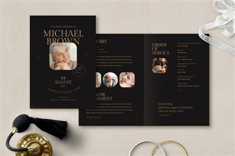 17 Best Funeral Brochure Bi Fold Template Download Graphic Cloud