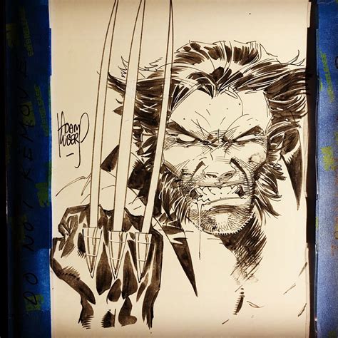 Wolverine By Adam Kubert Sketches Artist Art Drawing Sketches