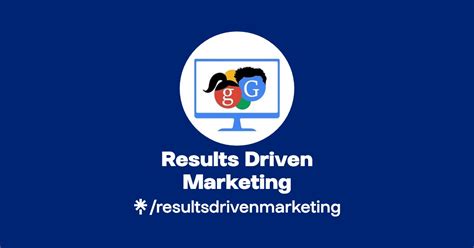 Results Driven Marketing Twitter Instagram Facebook Linktree