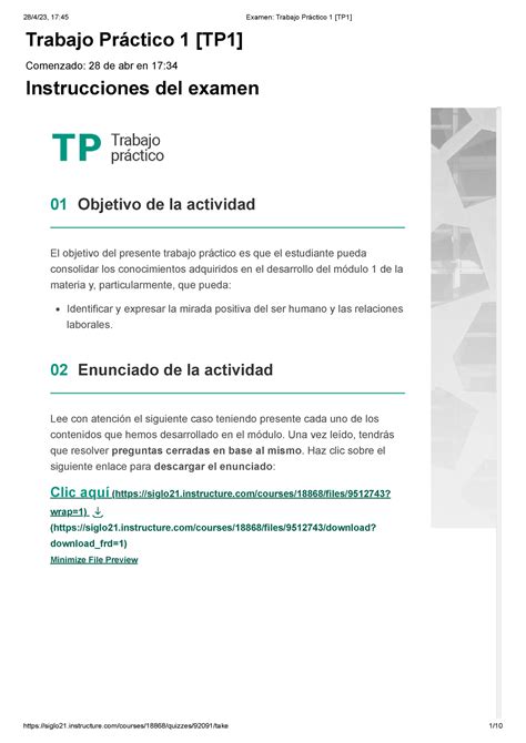 Examen Trabajo Pr Ctico Tp Gy L Trabajo Pr Ctico Tp