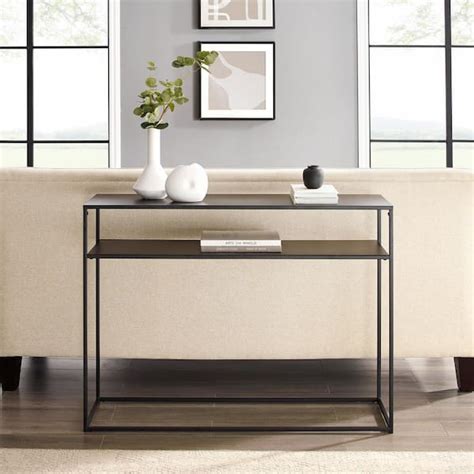 Crosley Furniture Braxton In Matte Black Standard Rectangle Metal