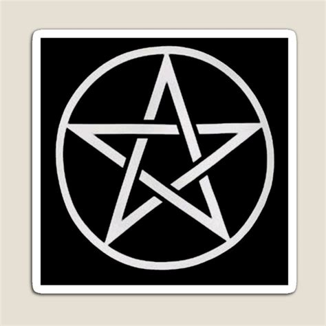 Pentagram Star Magnet For Sale By Albert Faldet Pentagram Magnets