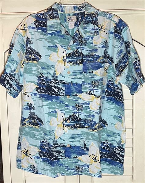 Cherokee Waikiki Wear Men S Tropical Floral Button Up Gem