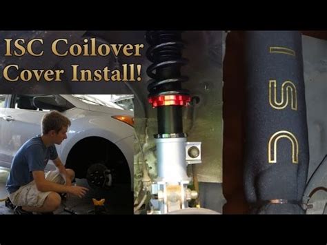 ISC Suspension Coilover Cover Install YouTube