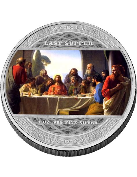 Last Supper Oz Silver Coin Francs Cameroon