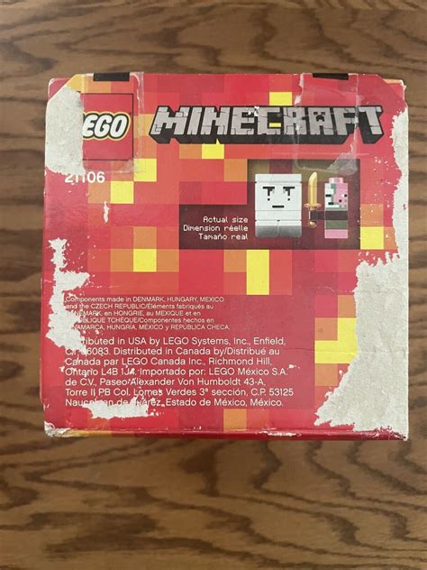 Lego Minecraft Micro World The Nether New Factory Sealed Box