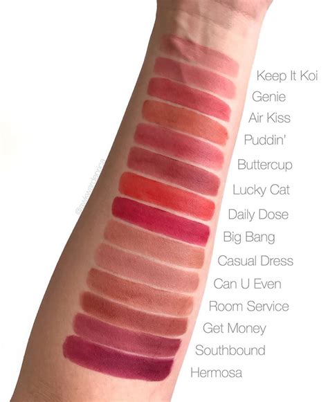 Swatch Day Here Are All The Colourpopcosmetics Lux Velvet Liquid Lips