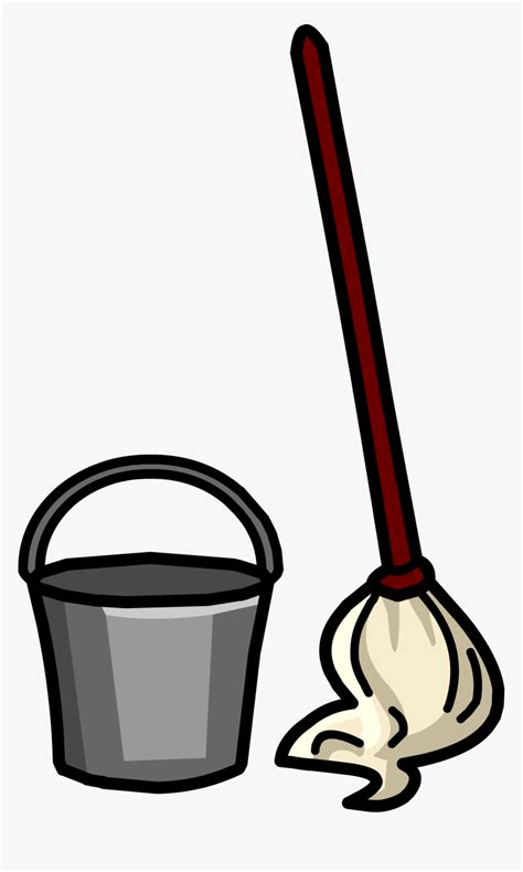 Free Mop Clip Art Bucket Broom Pic Mop And Bucket Png Transparent