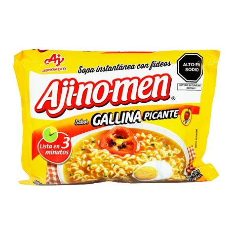 0000245 Sopa Instantánea con Fideo Aji no men Sabor Gallina Picante