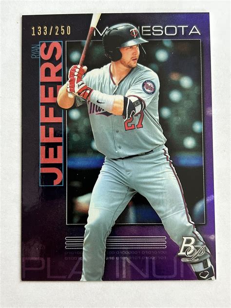 Bowman Platinum Top Prospect Purple Ryan Jeffers Twins Top