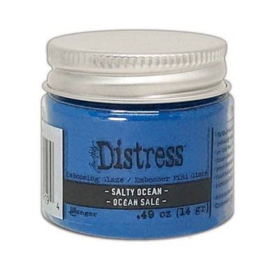 Tde Tim Holtz Ranger Distress Embossing Glaze Salty Ocean