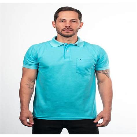 Camiseta Tipo Polo Aguamarina Hamer Bolsillo Bordado En Colombia Clasf Moda Y Accesorios