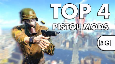 Fallout 4 Top 4 Best Pistol Mods Fnv Pistol Remastered Fallout 4 Pc Mods 4 Youtube