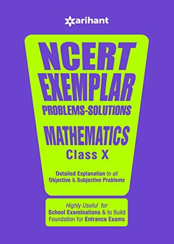 Ncert Exemplar Problems Solutions Mathematics Class 10th Ebook Experts Arihant Uk