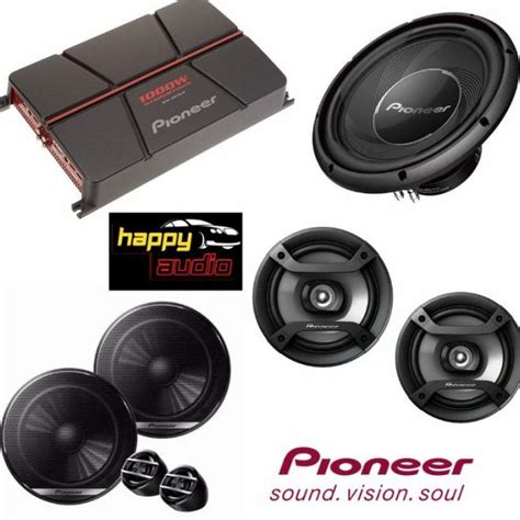 Jual Paket Audio Mobil Pioneer Power Split Coaxial Subwoofer