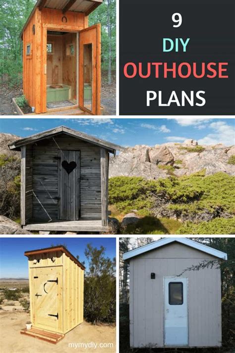 9 Super Chic Diy Outhouse Plans Free List Mymydiy Inspiring Diy