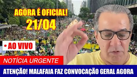 AGORA SILAS MALAFAIA FAZ CONVOCAÇÃO GERAL PARA TODOS DA NAÇÃO YouTube