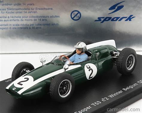 SPARK MODEL S3510 Masstab 1 43 COOPER F1 T53 N 2 WORLD CHAMPION