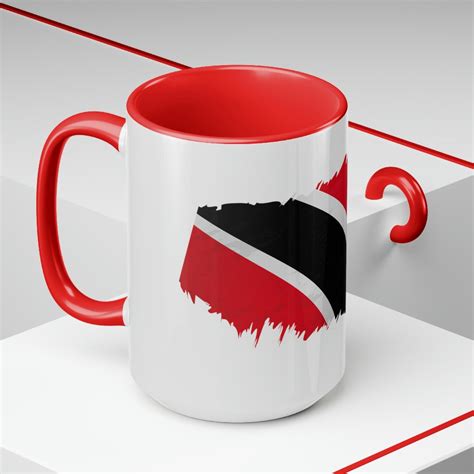 Trini Flag Mug Trinidad And Tobago Coffee Cup Trini Ts Etsy