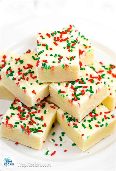 Christmas Cookie Fudge Trop Rockin