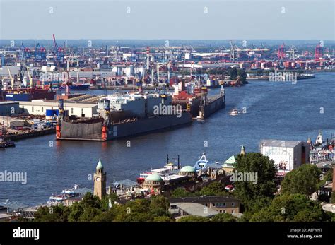 Port of Hamburg Stock Photo - Alamy