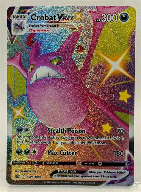 Mavin Shiny Crobat Vmax Full Art Shining Fates Black Star Promo