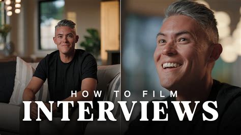 How To Film Interviews 6 Easy Steps Youtube